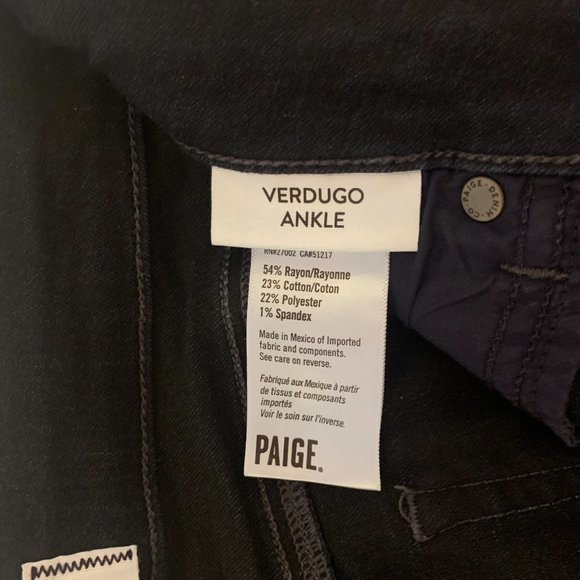 NWOT Paige Verdugo Skinny Ankle Jeans in Size 25 - Picture 5 of 7